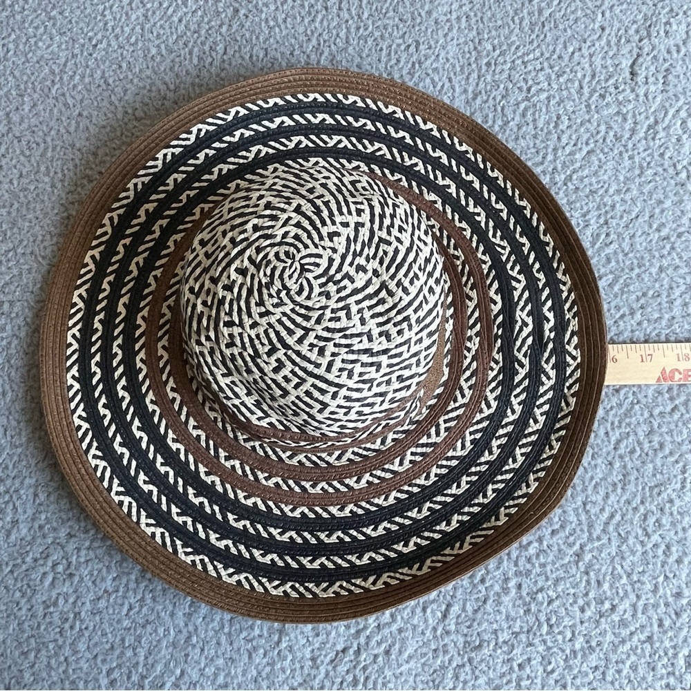 PRANA Dora Sun Hat Womens One Size 100% Paper Straw Wide Brim Outdoor Cap - Picture 3 of 8